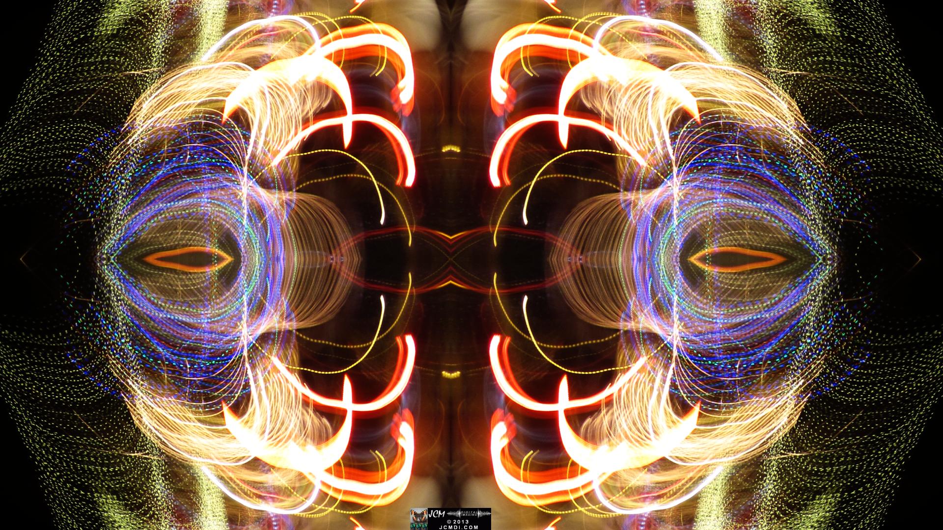 Wakefield Holiday Lightshow 2013 Quadroscopic long exposure artwork